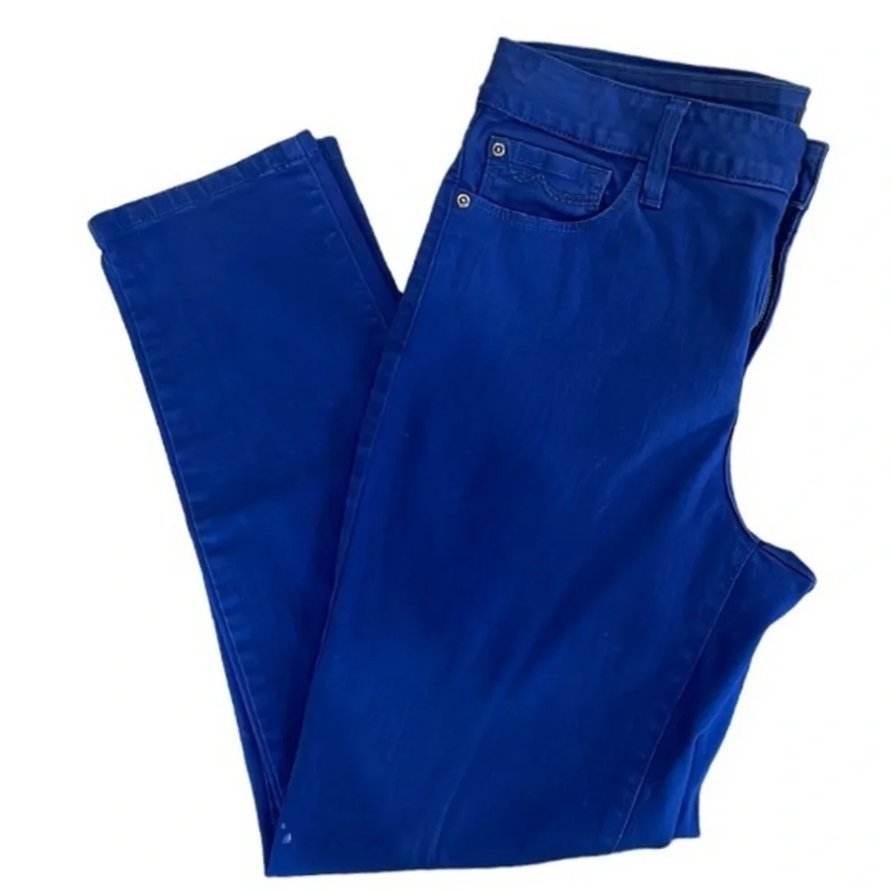 NYDJ‎ Colbalt Blue Ankle Jeans Size 10